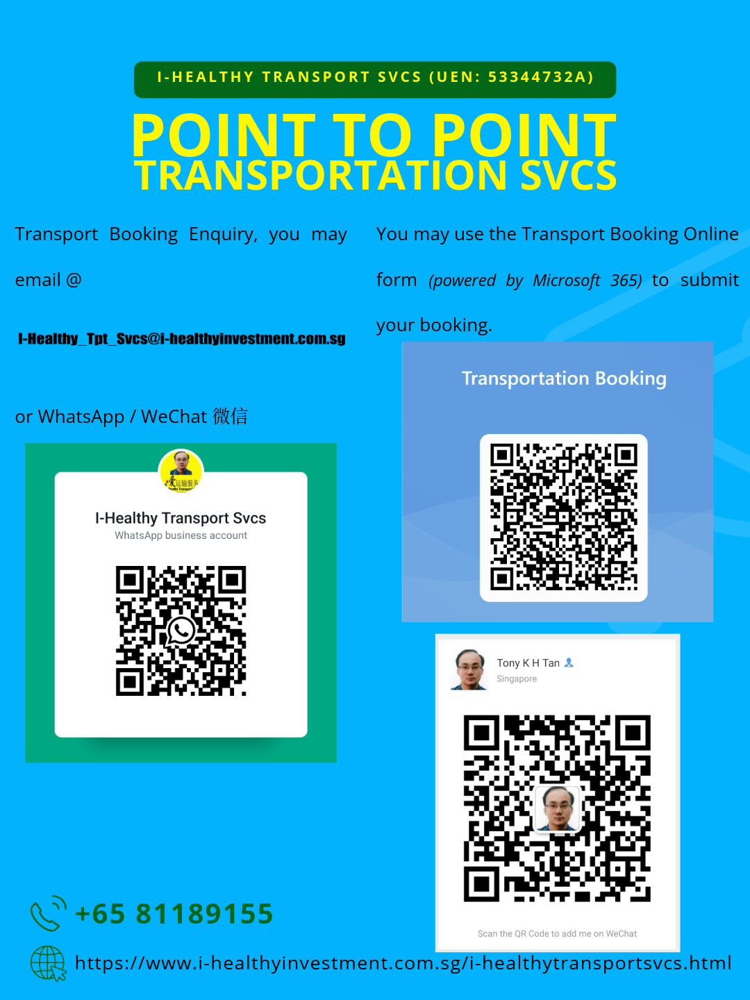 I-H Tpt Svcs Enquiry & Booking